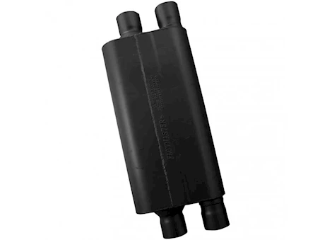 Flowmaster 80 series crossflow muffler, 2.50in in (d) / out (d), chev. camaro / pontiac firebird 67-74: ea Main Image