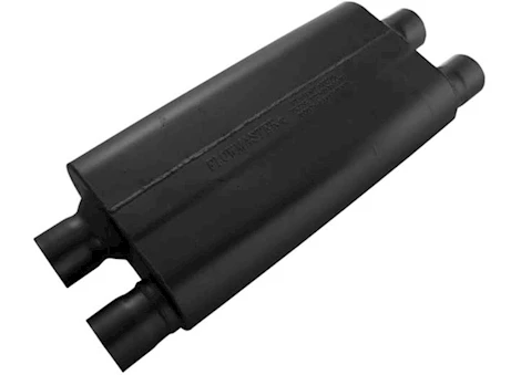 Flowmaster 80 SERIES CROSSFLOW MUFFLER, 2.50IN IN (D) / OUT (D), CHEV. CAMARO / PONTIAC FIREBIRD 67-74: EA