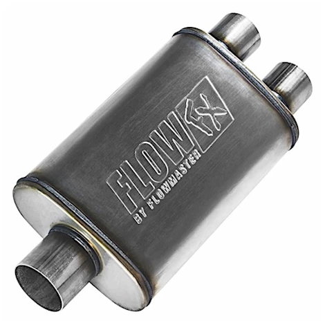 Flowmaster 3.0in(center in)/2.5in(dual out)  flow fx muffler Main Image