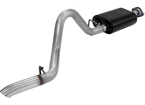 Flowmaster 00-06 JEEP WRANGLER TJ 4.0L CAT-BACK SYSTEM 2.50IN DIAMETER TUBING 60 SERIES DEL