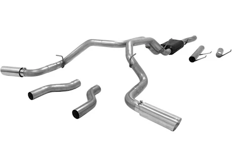 Flowmaster 14-16 ram 2500  crew cab 6.5ft/8ft bed 6.4l v8 gas w/coil spring rear susp cat-back exhaust system Main Image