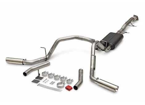 Flowmaster 23-c colorado 2.7l flowfx cat-back exhaust, dual/same side, 3.50in tip, 2.50in tube, 409ss Main Image