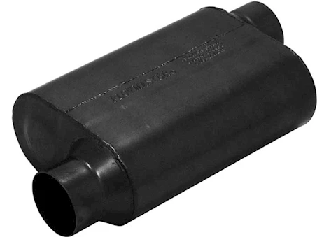 Flowmaster SUPER 40 SERIES MUFFLER 3.50IN IN (O) / OUT (O): EA 16 GAUGE 409S STAINLESS STEEL