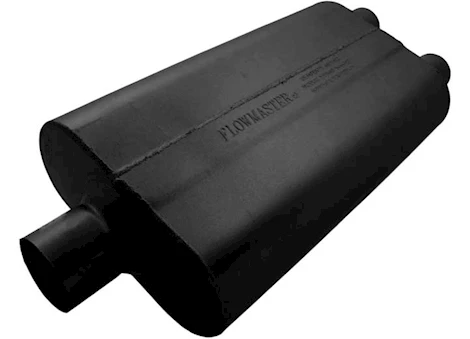 Flowmaster 50 SERIES DELTA FLOW MUFFLER, 2.50IN IN (C) / 2.00IN OUT (D): EA