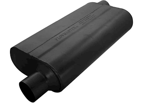 Flowmaster 50 series delta flow muffler, 2.50in in (o) / out (o): ea Main Image