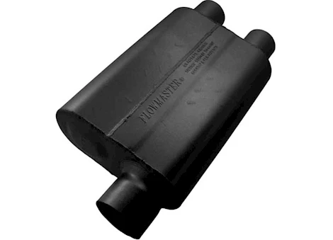 Flowmaster 40 SERIES DELTA FLOW MUFFLER, 3.00IN IN (O) / 2.50IN OUT (D): EA