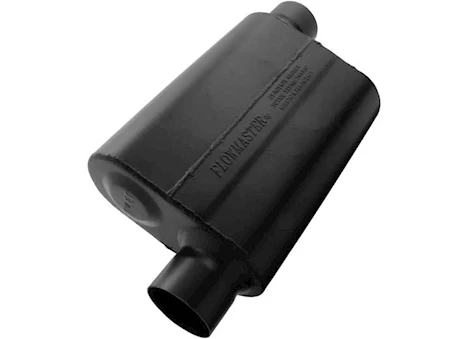 Flowmaster SUPER 44 SERIES MUFFLER, 3.00in IN (O) / OUT (O), OPPOSITE SIDE OFFSETS, 4in X 9.75in X 13in CASE: E