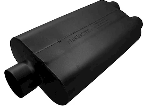 Flowmaster 50 SERIES DELTA FLOW MUFFLER, 3.00IN IN (C) / 2.50IN OUT (D): EA