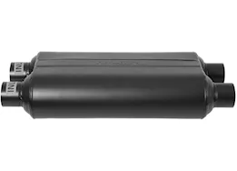 Flowmaster 50 series h.d. muffler, 2.50in in (d) / out (d): ea, 16 gauge 409s stainless ste