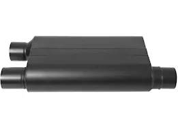 Flowmaster 80 series crossflow muffler 2.50in in (o) / out (d) v-8 only 16 gauge 409s ss .