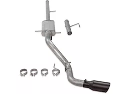 Flowmaster 09-13 silverado/sierra 1500 4.8/5.3l, cat-back exhaust system, 4.5in tip, 3in tube, 304ss, black