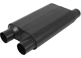 Flowmaster 80 series crossflow muffler 2.50in in (o) / out (d) v-8 only 16 gauge 409s ss .