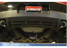 Flowmaster 10-15 camaro 3.6l v6, axle back system, 2.50in mandrel bent tubing, 40 series cl
