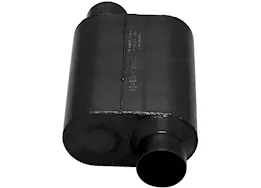 Flowmaster Super 40 series muffler 3.50in in (o) / out (o): ea 16 gauge 409s stainless steel