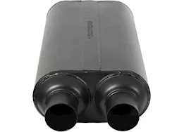 Flowmaster 50 series h.d. muffler, 2.50in in (d) / out (d): ea, 16 gauge 409s stainless ste