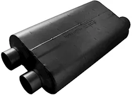 Flowmaster 50 series big block muffler, 3.00in in (d) / 3.50in out (s): ea