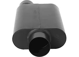 Flowmaster 40 series delta force race muffler 3.50in in (o) / out (c): ea 16 gauge 409s ss