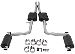 Flowmaster 16 charger se/sxt/15-16 chrysler 300s 3.6l v6 cat-back super 44 series mufflers 409s stainless steel