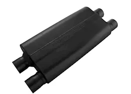 Flowmaster 80 series crossflow muffler, 2.50in in (d) / out (d), chev. camaro / pontiac firebird 67-74: ea