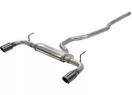 Flowmaster 14-22 cherokee 3.2l flowfx cat-back exhaust, 2.5in dual outlet, 3.5in tip, stain