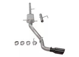 Flowmaster 09-13 silverado/sierra 1500 4.8/5.3l, cat-back exhaust system, 4.5in tip, 3in tube, 304ss, black