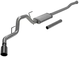 Flowmaster 21-c f150 2.7/3.5/5.0l cat-back exhaust system, single out side exit, 3in, ss