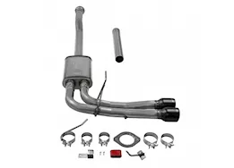 Flowmaster 21-c f150 2.7/3.5/5.0l cat-back exhaust system, dual out same side exit, 3in-2.5