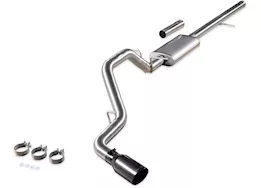 Flowmaster 14-19 gm 1500 classic signature cat-back exhaust sys 4.5in tip, 3in tubing, single, ss