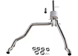 Flowmaster 19-c silverardo 1500 signature cat-back exhaust sys, 3/2.5in tubing, dual, ss