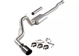 Flowmaster 21-c f150 signature cat-back exhaust sys, 3in tubing, single, ss