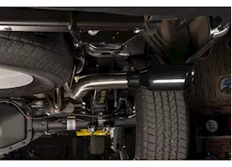 Flowmaster 21-c f150 signature cat-back exhaust sys, 3in tubing, single, ss