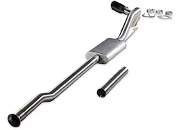 Flowmaster 21-c f150 signature cat-back exhaust sys, 3in tubing, single, ss