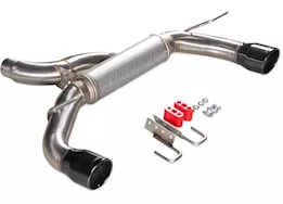 Flowmaster 21-c bronco signature axle-back exhaust sys, 3in tubing, dual, ss