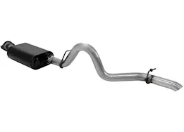 Flowmaster 00-06 jeep wrangler tj 4.0l cat-back system 2.50in diameter tubing 60 series del