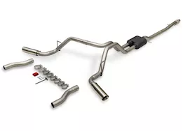 Flowmaster 19-c ranger 2.3l american thunder cat-back exhaust sys, 3-2.5in dual, 3.5in tip, ss