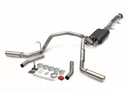 Flowmaster 23-c colorado 2.7l flowfx cat-back exhaust, dual/same side, 3.50in tip, 2.50in tube, 409ss