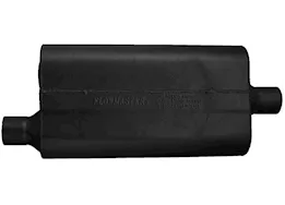 Flowmaster 50 series delta flow muffler, 2.25in in (o) / out (c): ea