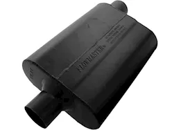 Flowmaster Super 44 series muffler, 2.50in in (c) / out (o), 4in x 9.75in x 13in case: ea