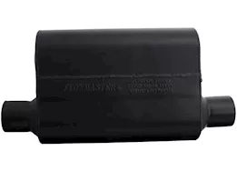 Flowmaster Super 44 series muffler, 2.50in in (o) / out (o), same offsets, 4in x 9.75in x 13in case: ea