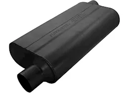 Flowmaster 50 series delta flow muffler, 2.50in in (o) / out (o): ea