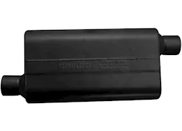 Flowmaster 50 series delta flow muffler, 2.50in in (o) / out (o): ea