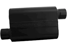 Flowmaster Super 44 series muffler, 3.00in in (o) / out (o), opposite side offsets, 4in x 9.75in x 13in case: e