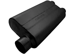 Flowmaster 50 series delta flow muffler, 3.00in in (o) / 2.50in out (d): ea