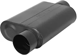 Flowmaster 40 series delta force race muffler 3.50in in (o) / out (c): ea 16 gauge 409s ss