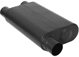 Flowmaster 80 series crossflow muffler 2.50in in (o) / out (d) v-8 only 16 gauge 409s ss .
