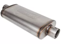 Flowmaster 09-13 silverado/sierra 1500 4.8/5.3l, cat-back exhaust system, 4.5in tip, 3in tube, 304ss, black