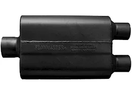 Flowmaster 40 series delta flow, 3.00in in (c) / 2.50in out (d): ea