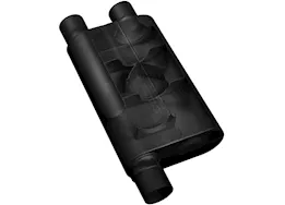 Flowmaster 80 series crossflow muffler, 2.50in in (d) / out (d), chev. camaro / pontiac firebird 67-74: ea
