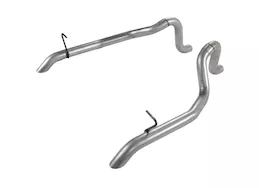 Flowmaster Tailpipes, 2.50" for 87-93 ford mustang, gt 5.0l