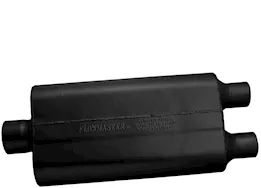 Flowmaster 50 series delta flow muffler, 3.00in in (c) / 2.25in out (d): ea